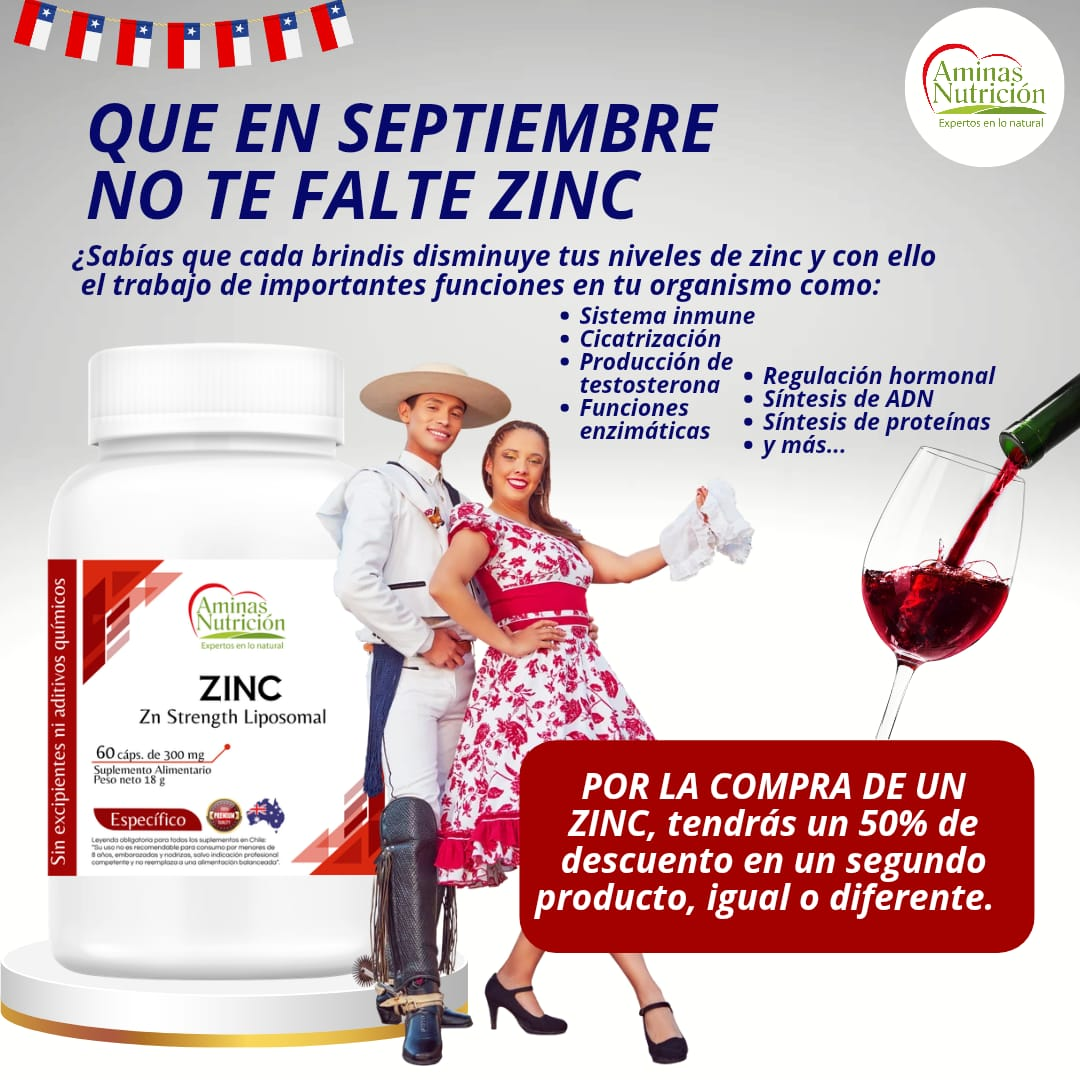 Zinc Fiestas Patrias — 50% en un segundo producto